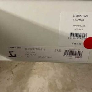 GIVENCHY mule... AUTHENTIC BOX INCLUDED worn only once...